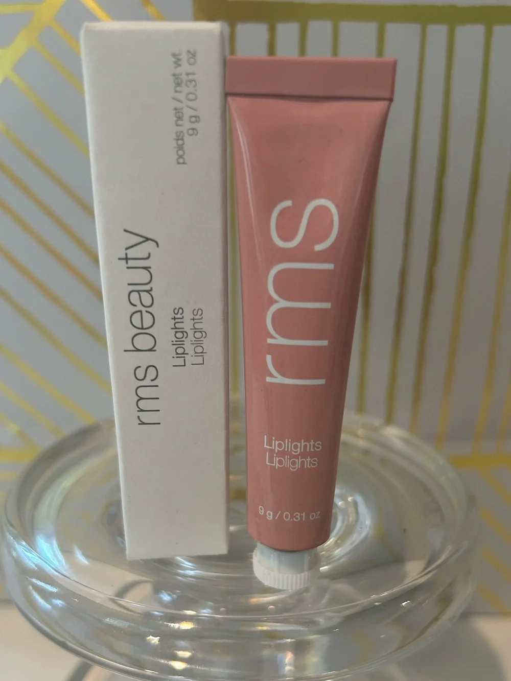 ✨ RMS Beauty Lip Lights Cream Lip Gloss-Balm | Bare | Full Size | New in Box